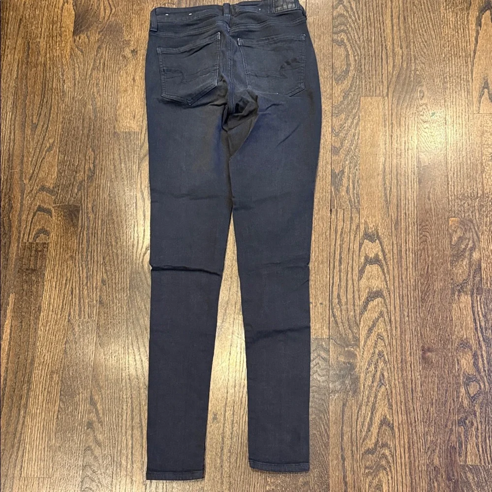 Women's Dark Blue Jeans Jeggings American Eagle size 4 extra long